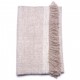 KORZOK LIGHT BEIGE, handspun handwoven thick cashmere pashmina scarf