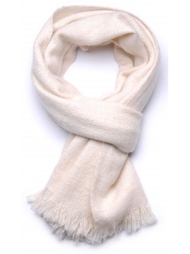 KORZOK BEIGE, dikke Pashmina sjaal 100% handgesponnen cashmere