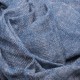 NYOMA INDIGO, handspun handwoven thick cashmere pashmina throw