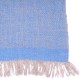 NYOMA BLUE, handspun handwoven thick cashmere pashmina shawl