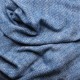 RUPSHU BLEU, plaid Pashmina épais 100% cachemire filé main