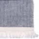 RUPSHU GRIGIO, plaid Pashmina spessa 100% cashmere filata a mano