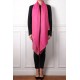 SWAN PINK, Handwoven cashmere pashmina Shawl reversible