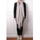 YANDER BEIGE CHIARO, scialle Pashmina in 100% cashmere filato a mano