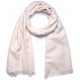 YANDER AVORIO, scialle Pashmina in 100% cashmere filato a mano