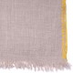 LINA BEIGE e ORO, stola vera Pashmina 100% cashmere ricamata a mano