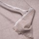 LINA BEIGE und WEISS, echte handbestickte Pashmina-Stola 100% Kaschmir