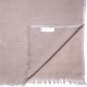 LINA BEIGE e BLANCO, stola vera Pashmina 100% cashmere ricamata a mano