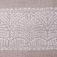 EMMA BEIGE, hand-embroidered 100% cashmere pashmina stole