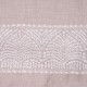 EMMA BEIGE, hand-embroidered 100% cashmere pashmina stole