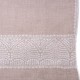 EMMA BEIGE, hand-embroidered 100% cashmere pashmina stole