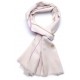 ALIA IVORY, real pashmina 100% cashmere with handmade embroideries