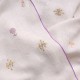 ALIA IVORY, real pashmina 100% cashmere with handmade embroideries