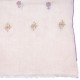 ALIA IVORY, real pashmina 100% cashmere with handmade embroideries