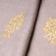 ALIA GOLD, real pashmina 100% cashmere with handmade embroideries