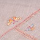 FARFALLA LIGHT BEIGE, real pashmina 100% cashmere with handmade embroideries