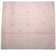 FARFALLA BEIGE CHIARO, stola vera Pashmina 100% cashmere ricamata a mano