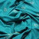 BETTY TURQUOISE, hand-embroidered 100% cashmere pashmina shawl