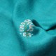 BETTY TURQUOISE, hand-embroidered 100% cashmere pashmina shawl