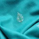 BETTY TURQUOISE, hand-embroidered 100% cashmere pashmina shawl