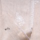 FLORIE BEIGE CHIARO, scialle vera Pashmina 100% cashmere ricamata a mano