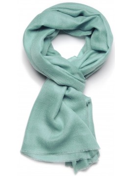 Handwoven cashmere pashmina Stole Celadon