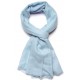 Echte Pashmina Stola Pastellblau 100% Handgewebter Kaschmir