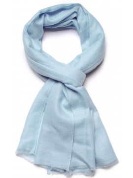 Pashmina Azul Pastel - Estola 100% Cachemira