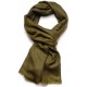 Echte Militair groene Pashmina - 100% cashmere Stola