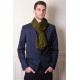 Echte Militair groene Pashmina - 100% cashmere Stola