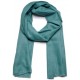 Echte rivierblauwe pashmina sjaal - 100% handgeweven cashmere