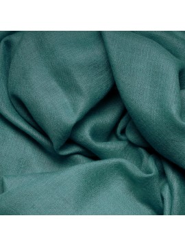 Echte Pashmina Schal Flussblau 100% Handgewebter Kaschmir