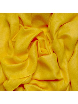 Handwoven cashmere pashmina Stole Saffron yellow