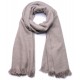 NYOMA BEIGE, halfdikke Pashmina sjaal 100% handgesponnen cashmere