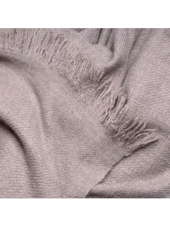 NYOMA BEIGE, châle Pashmina épais 100% cachemire filé main