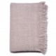 NYOMA BEIGE, halfdikke Pashmina sjaal 100% handgesponnen cashmere