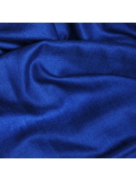 Pashmina Bleu cobalt - Châle 100% cachemire