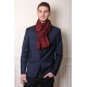 Echte Pashmina 100% cashmere Baksteenrood