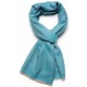 SACHA TURQUOISE, echte Pashmina stola 100% cashmere omkeerbaar