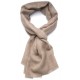 Estola de pashmina beige natural tejida a mano